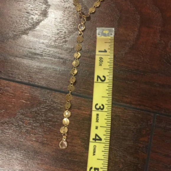 Boho choker necklace chain Sequins jewelry - Picture 3 of 5